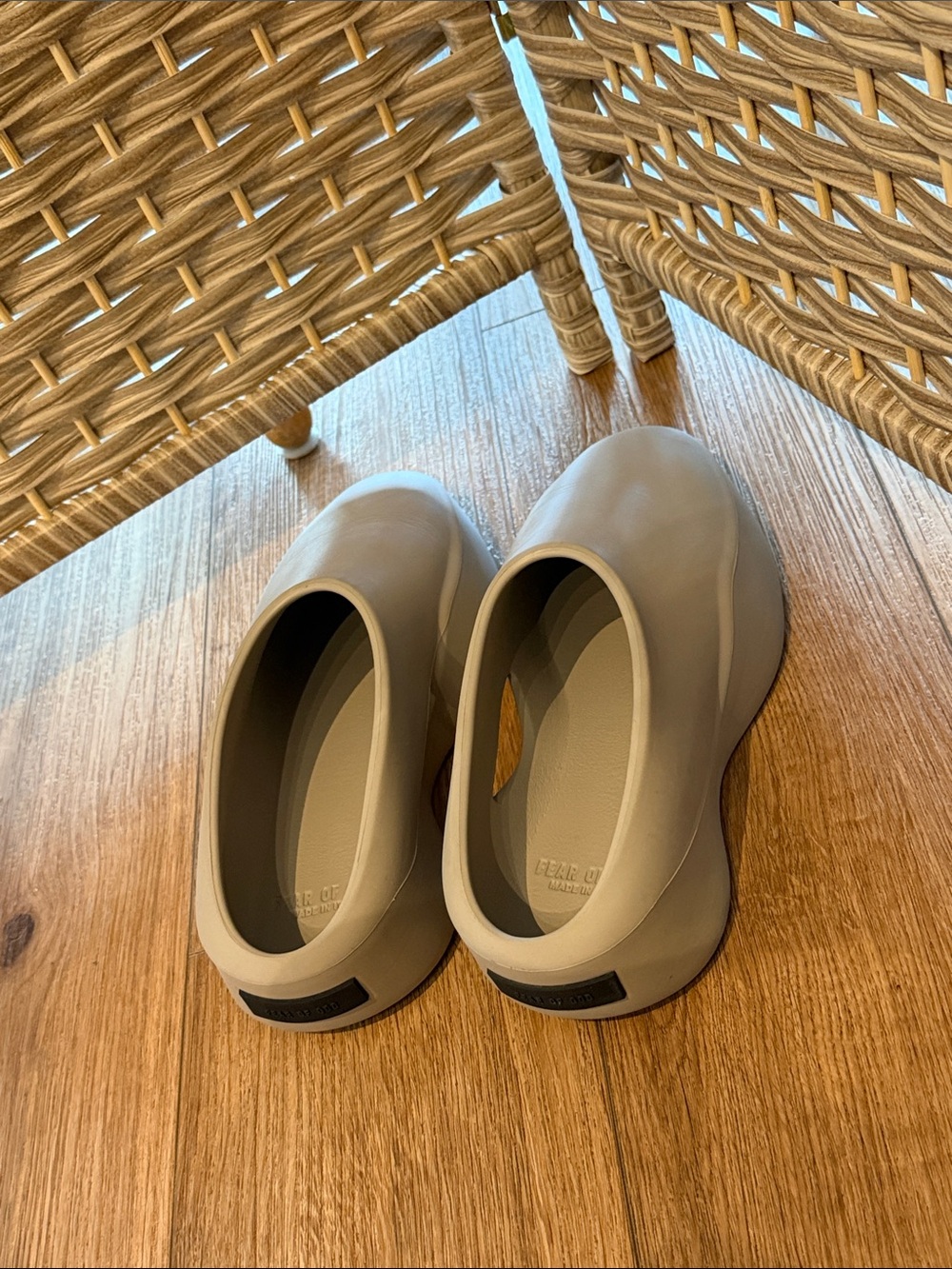Fear of God Eva Slip-On Platform Women’s Shoe in Taupe - Picture 3 of 3
